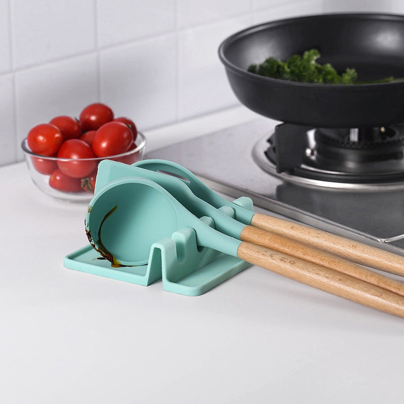 Silicone utensils holder