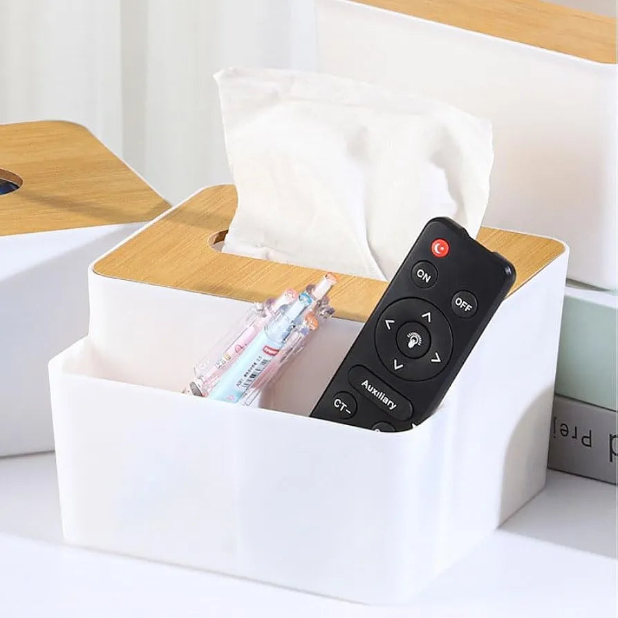 Tissue box and organizer