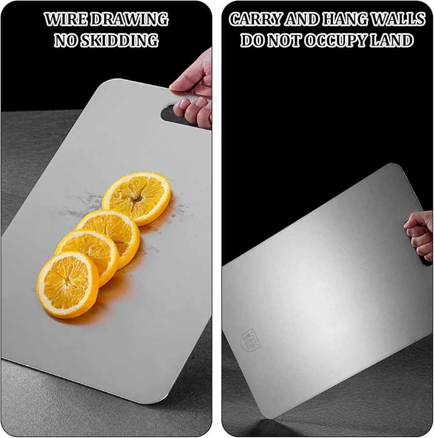 Stainless steel cutting board