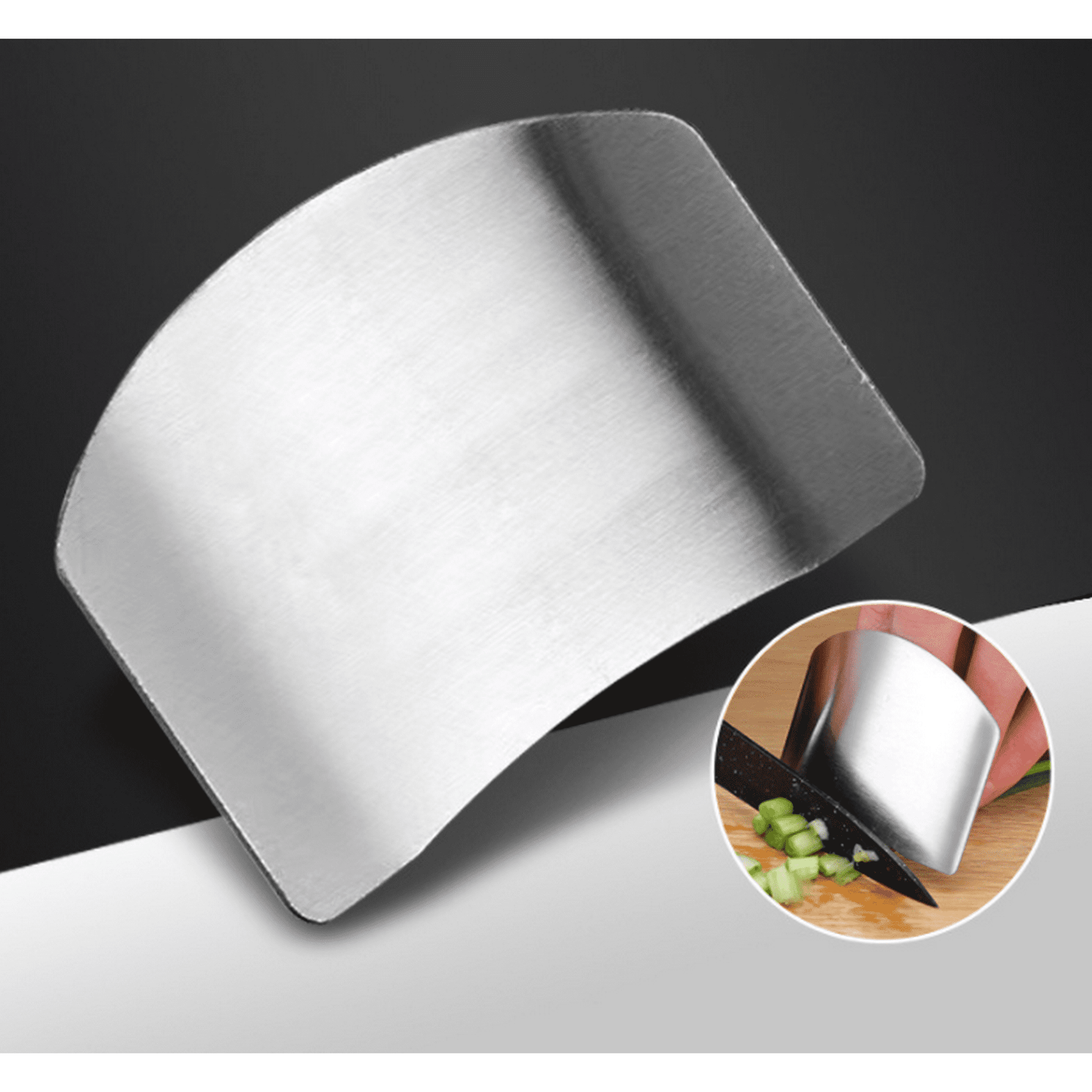 Stainless steel finger guard