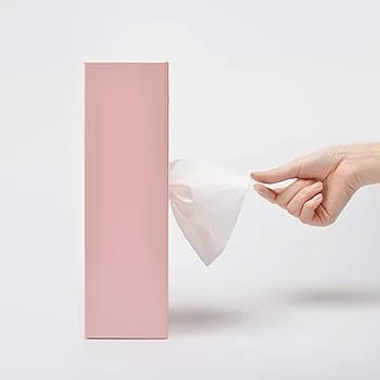Skirt tissue box