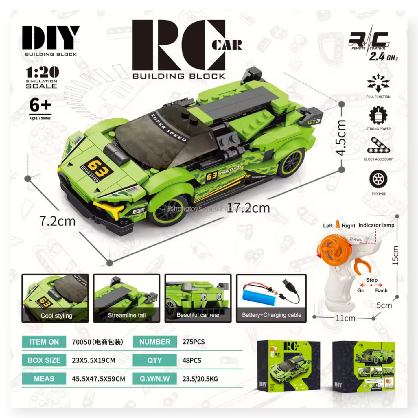 Block RC car