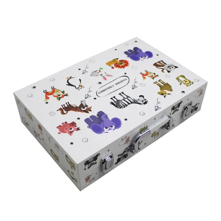 Coloring set - animals suitcase