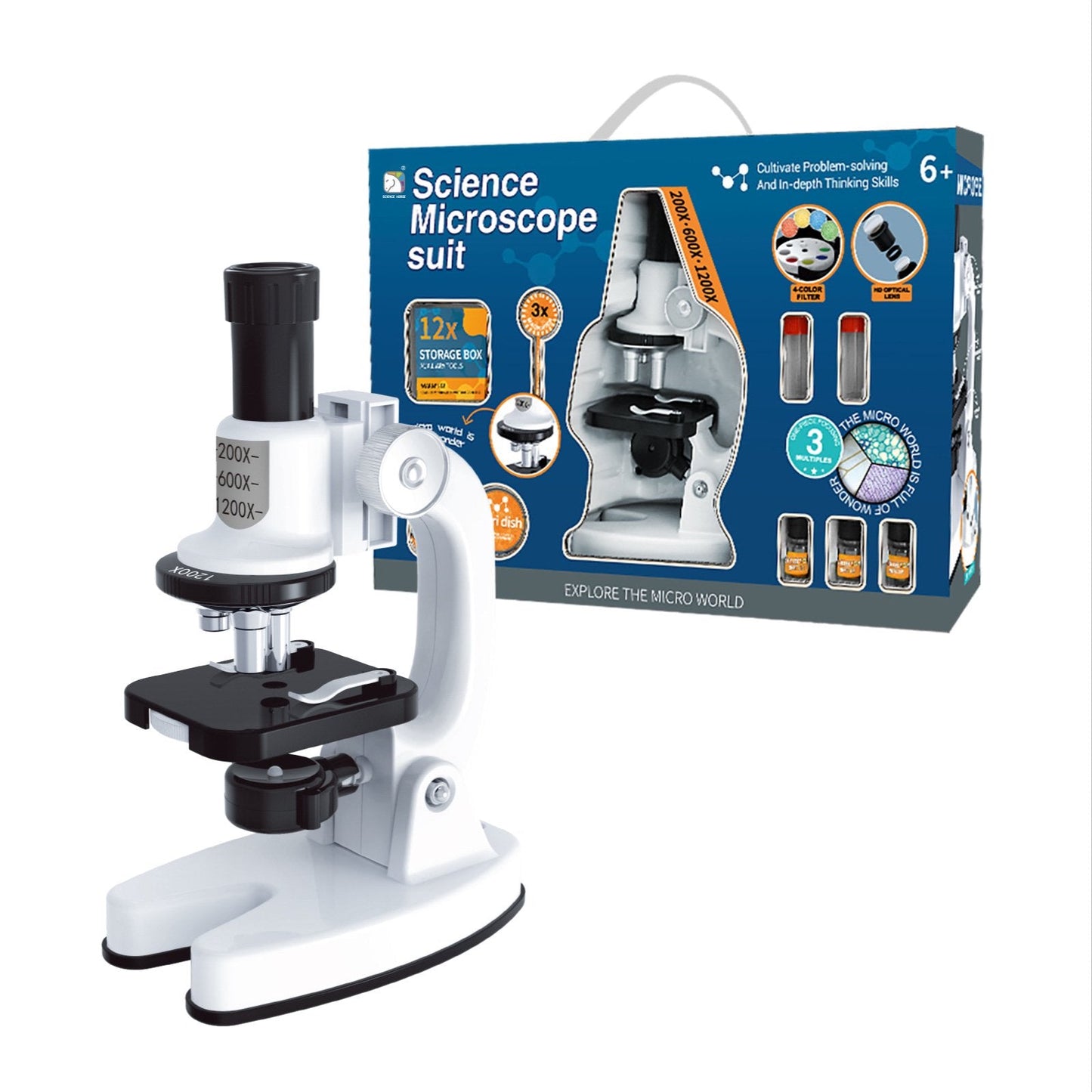 Science microscope suit set