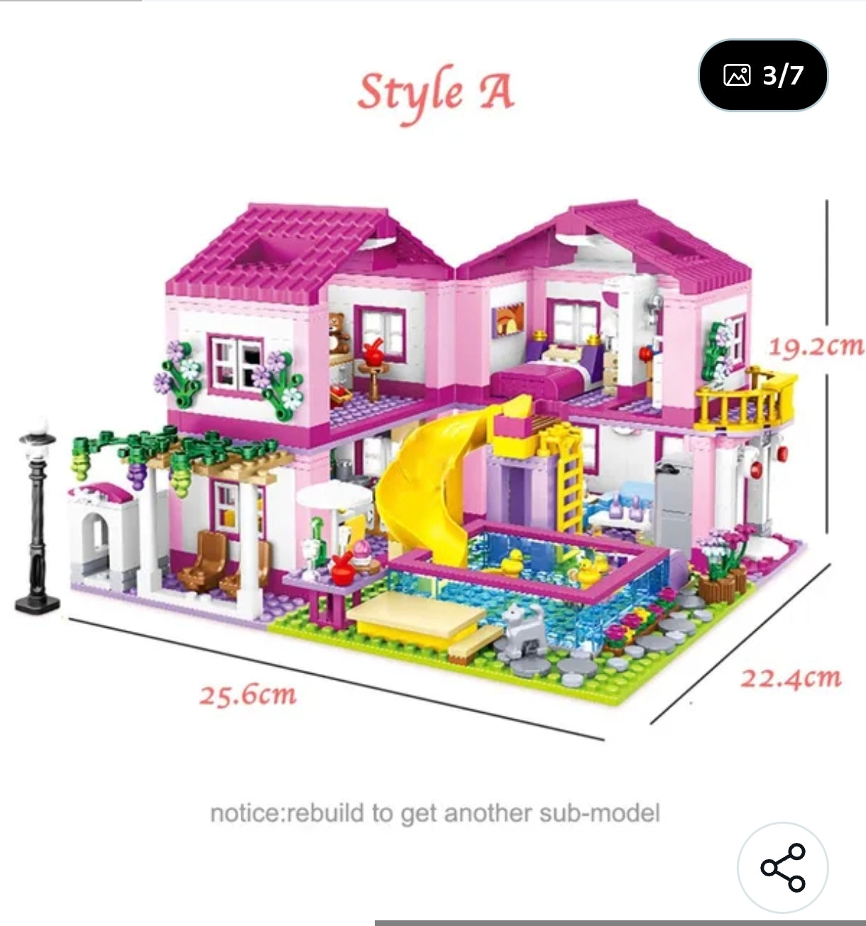 Summer villa blocks set