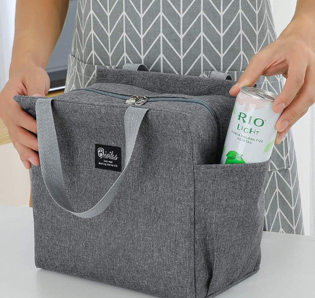 Lunch bag with 2 side pockets