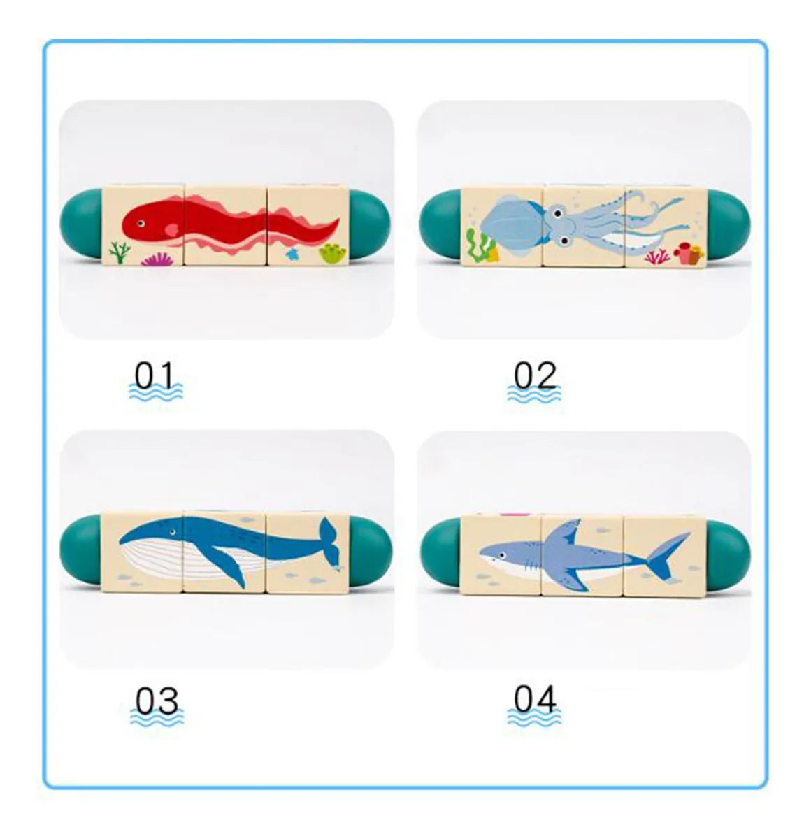 Wood rotating puzzle