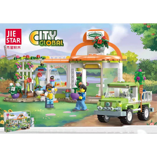 Flower shop blocks set