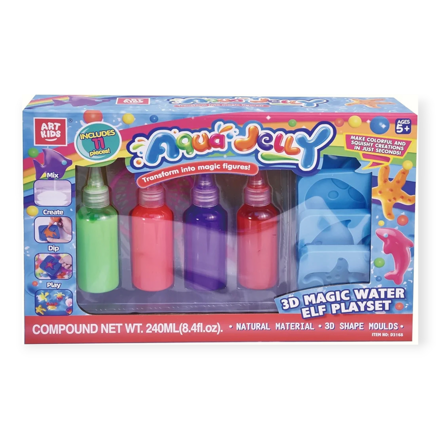 Aqua jelly set