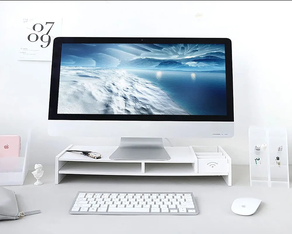Laptop and monitor rack