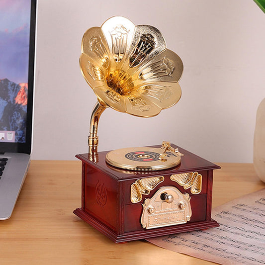 Vintage gramophone music box - 23 cm