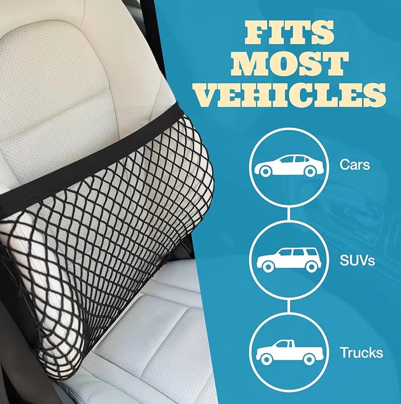 Car seat net rope
