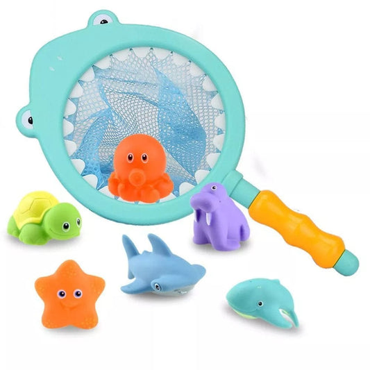 Catch bath toys set