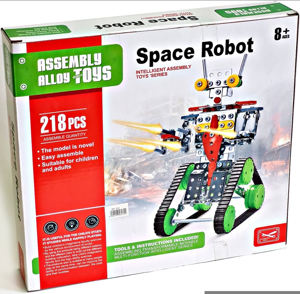 Metal assembly space robot