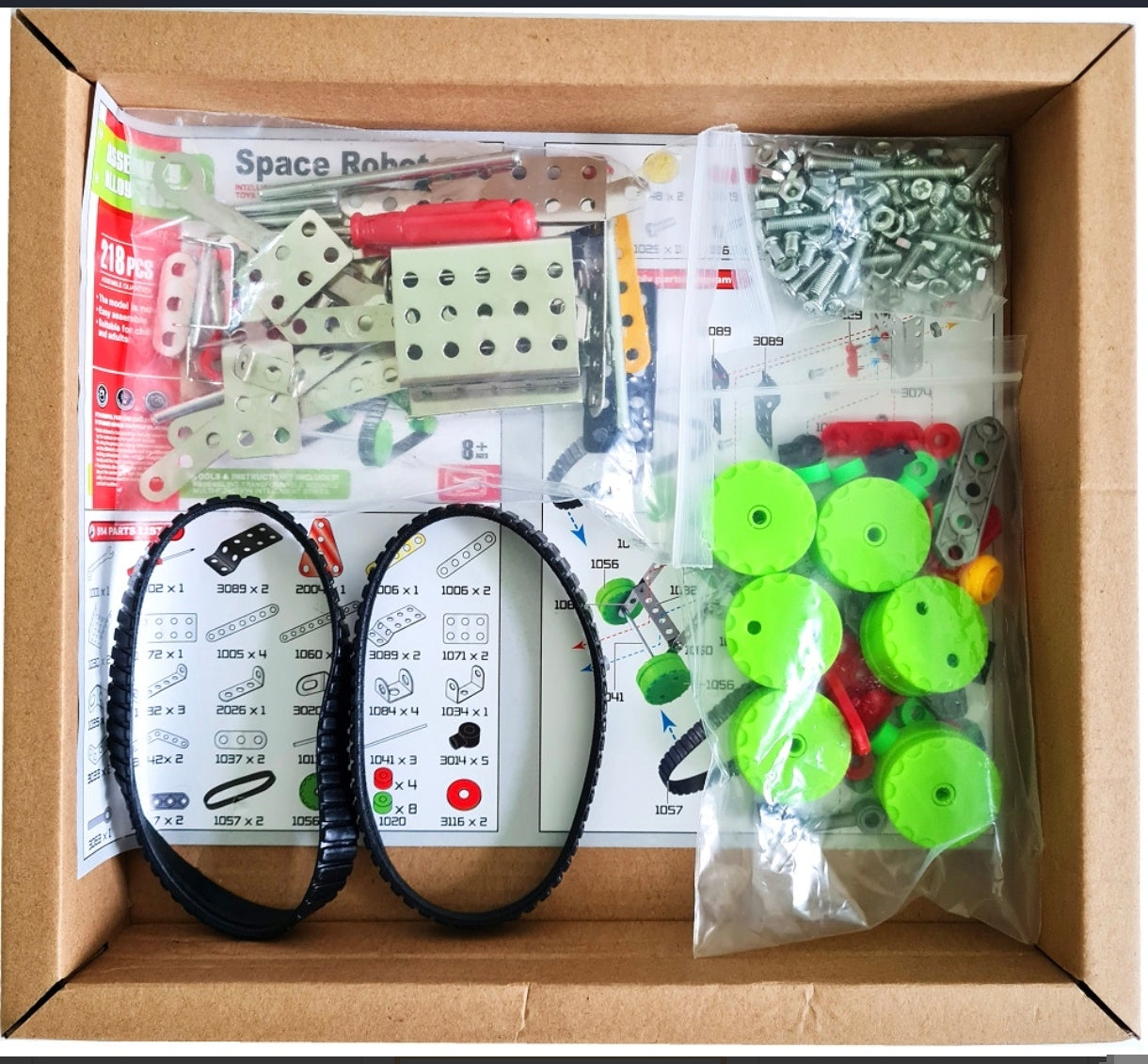 Metal assembly space robot