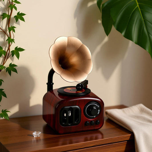 Vintage gramophone music box - 18 cm