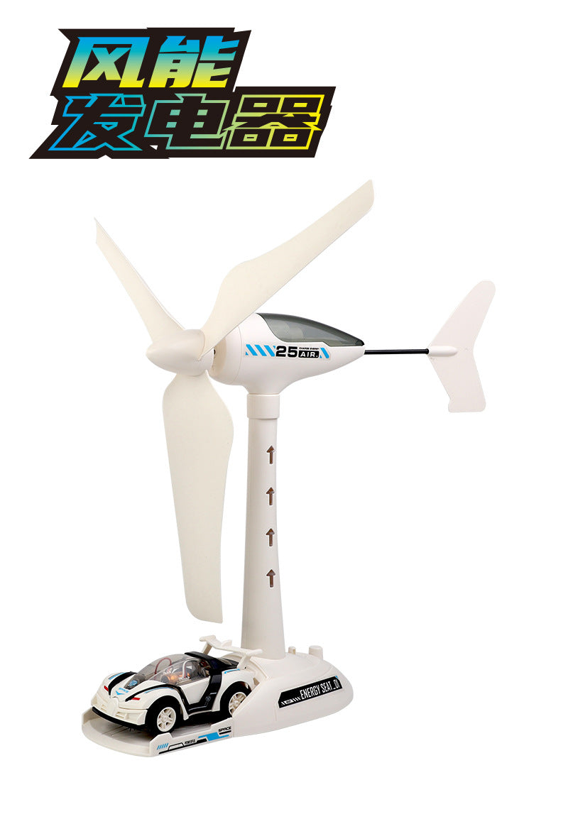 Wind energy charging car