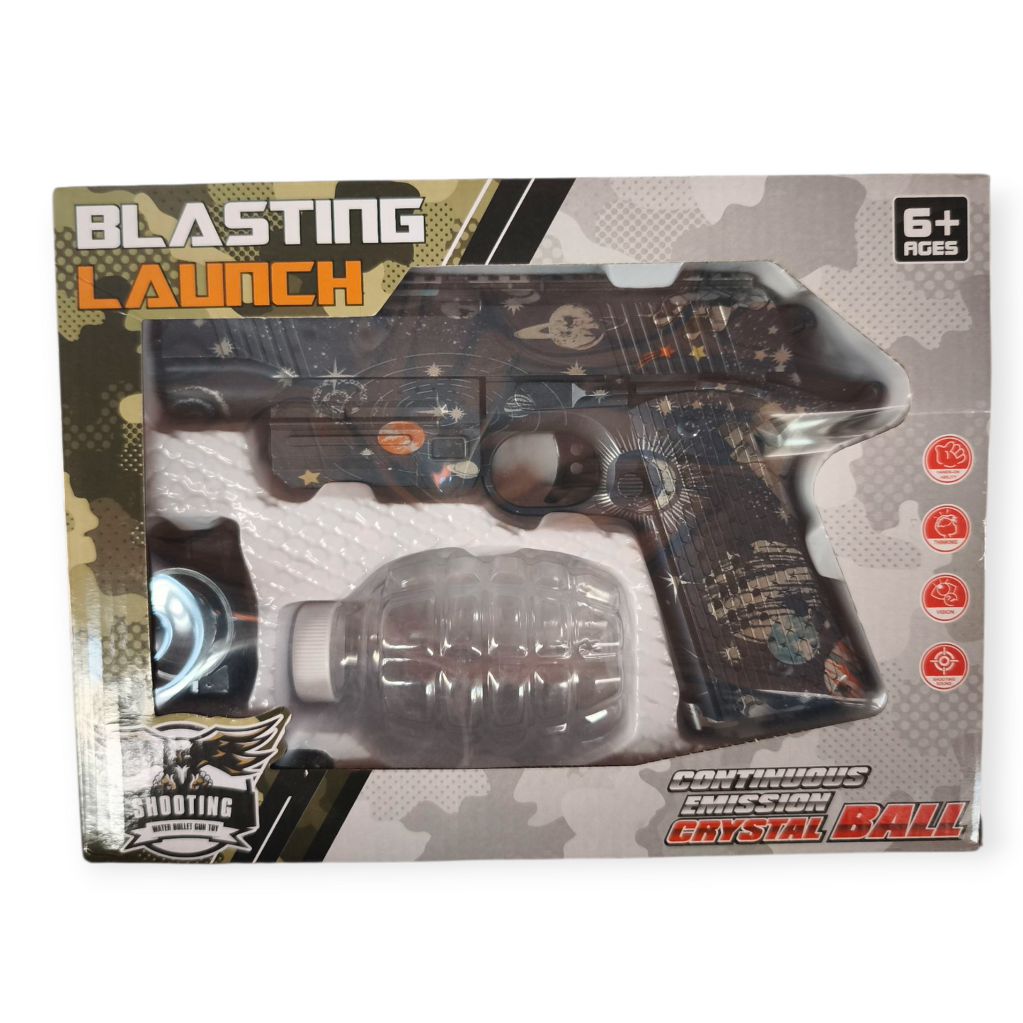 Blasting launch gun
