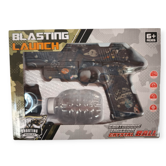 Blasting launch gun