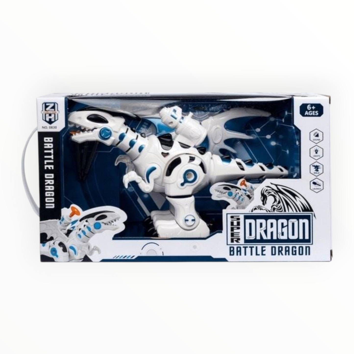 Shooting dinosaur robot