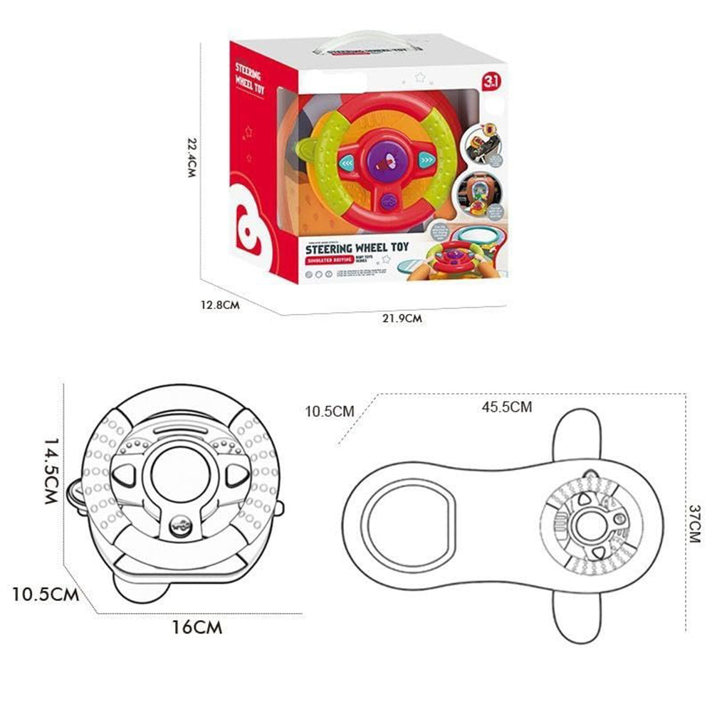 Steering wheel toy