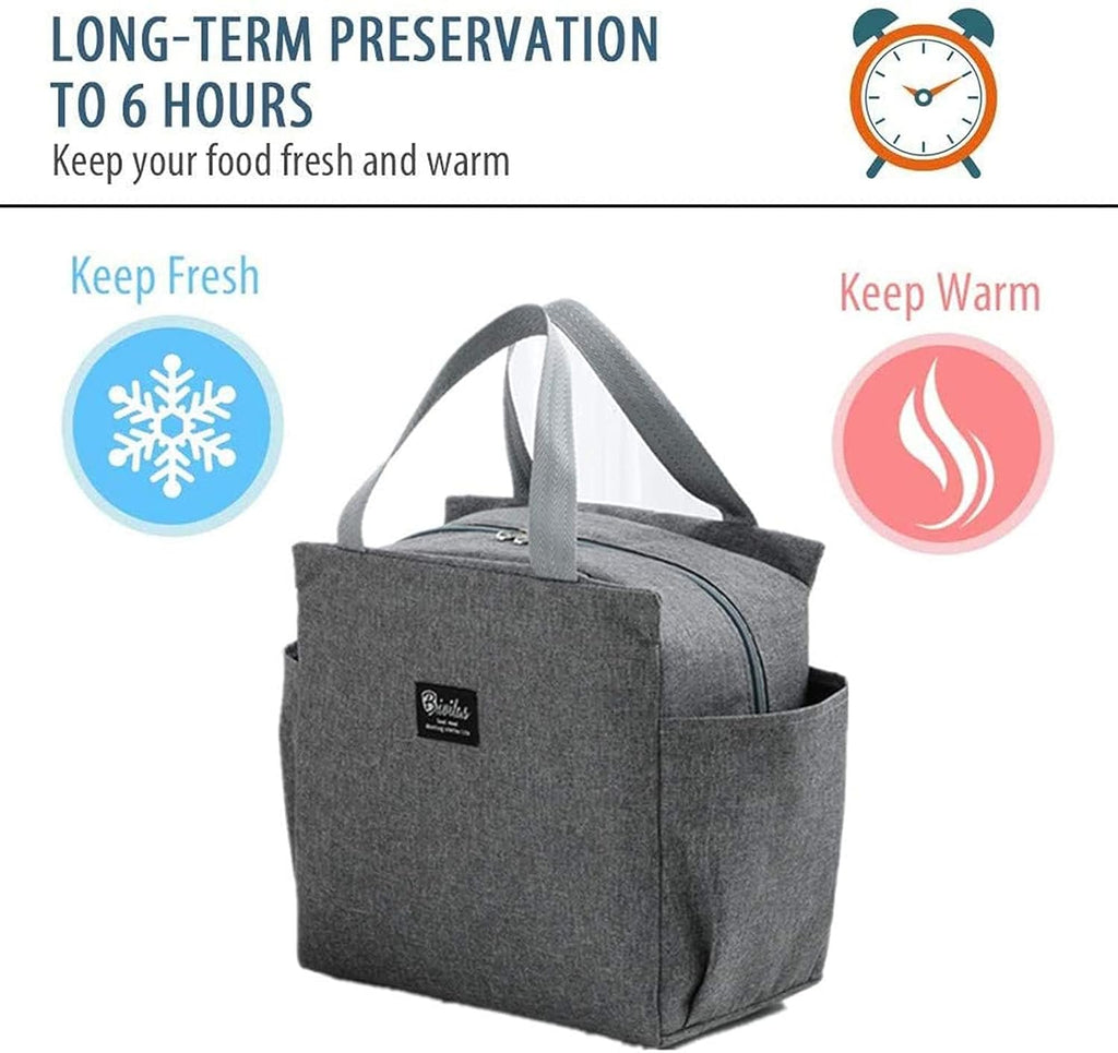 Lunch bag with 2 side pockets