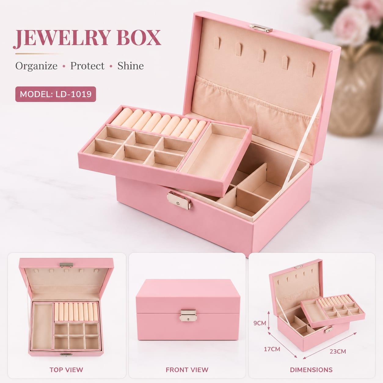 Elegant jewelry box