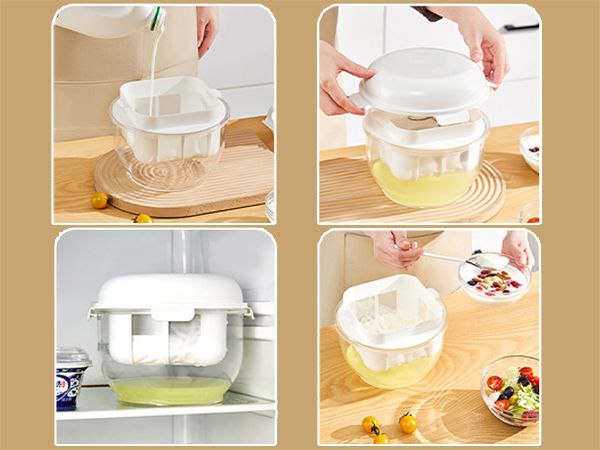 Large yogurt and labne strainer