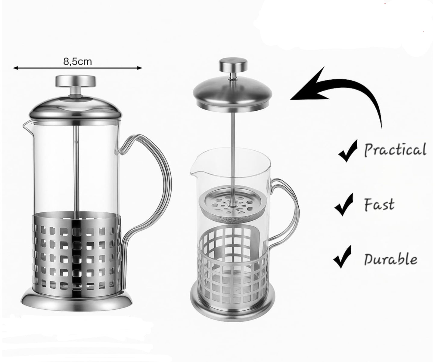 600 ml french press coffee maker