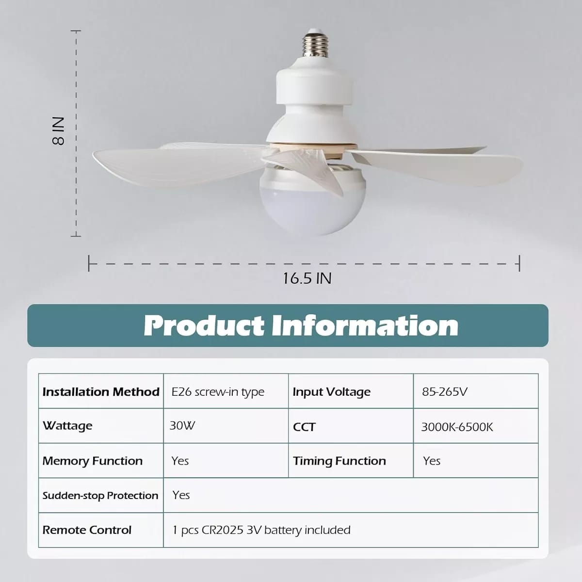 2 in 1 ceiling fan and light