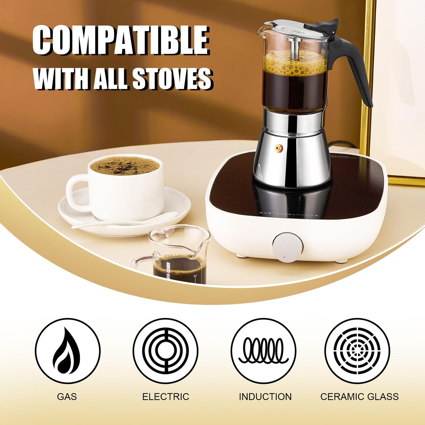 Stovetop espresso pot