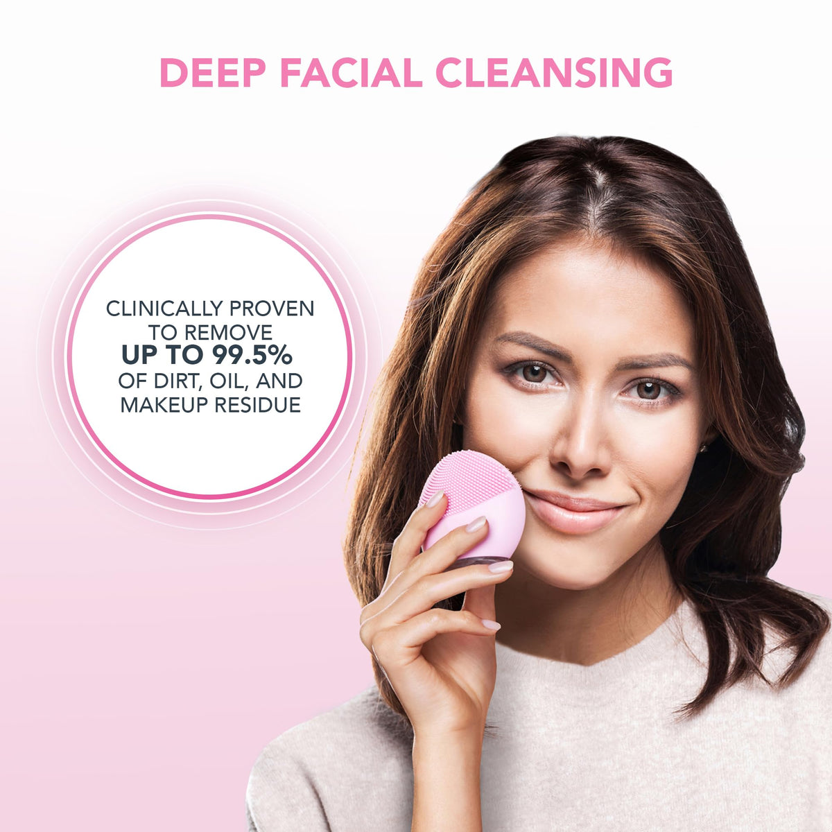 Electric face brush and massager