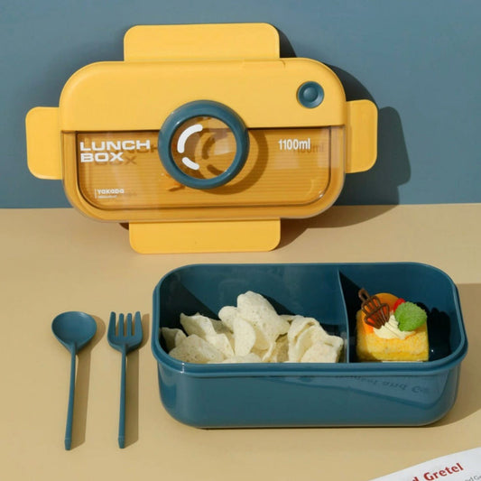 Camera rectangular lunch box
