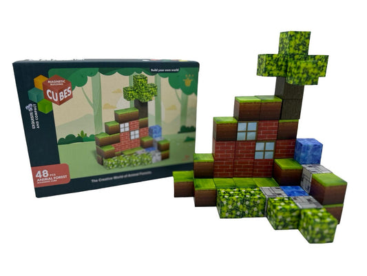 Minecraft magnetic cubes 48 pcs