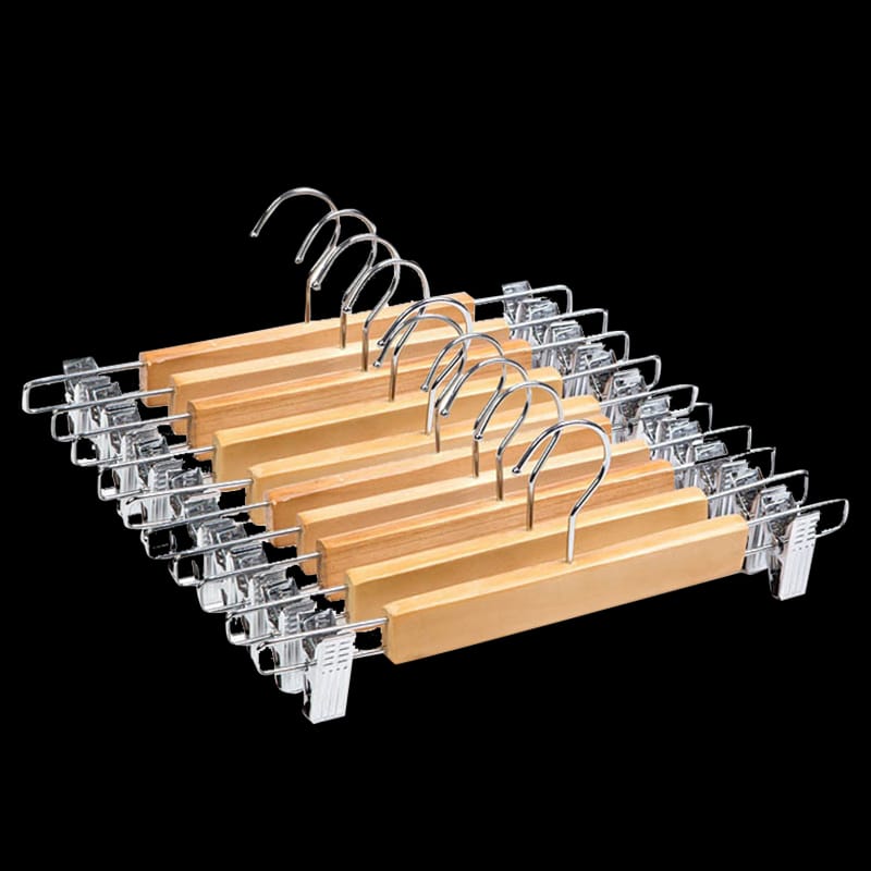 Wood skirt hanger