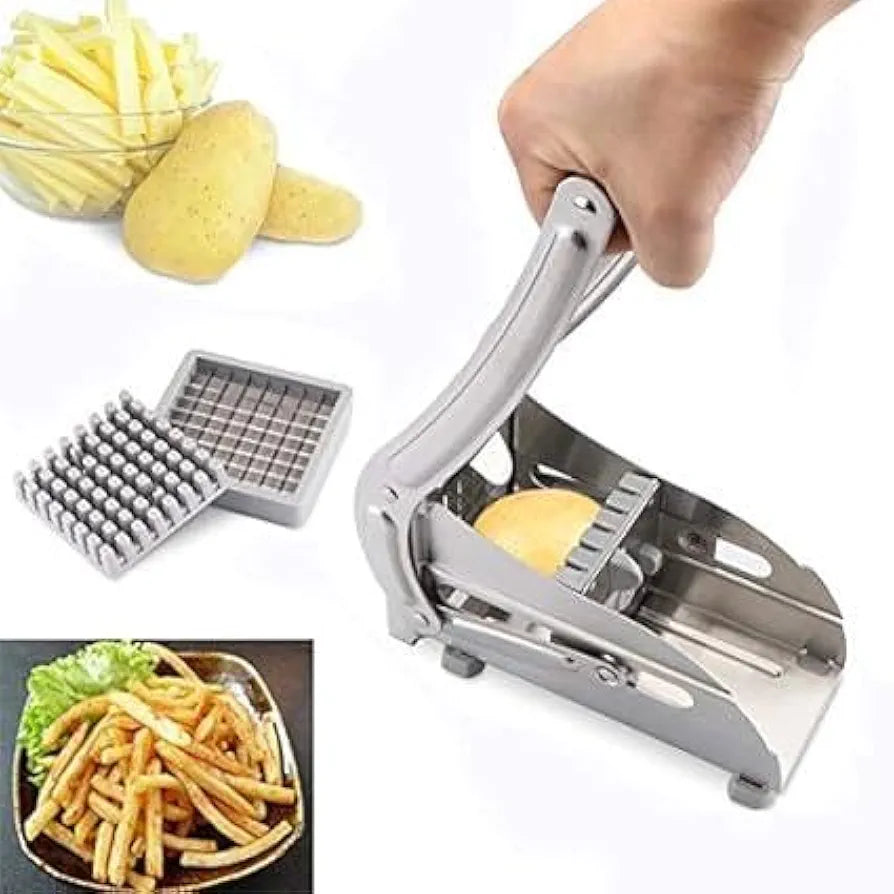 Stainless steel potato chipper