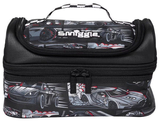 Smiggle race car lunch bag