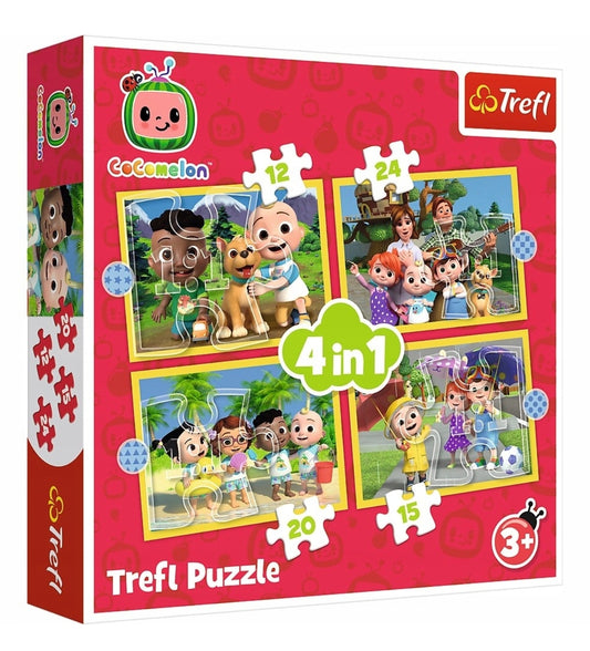 Trefl 4 in 1 puzzles