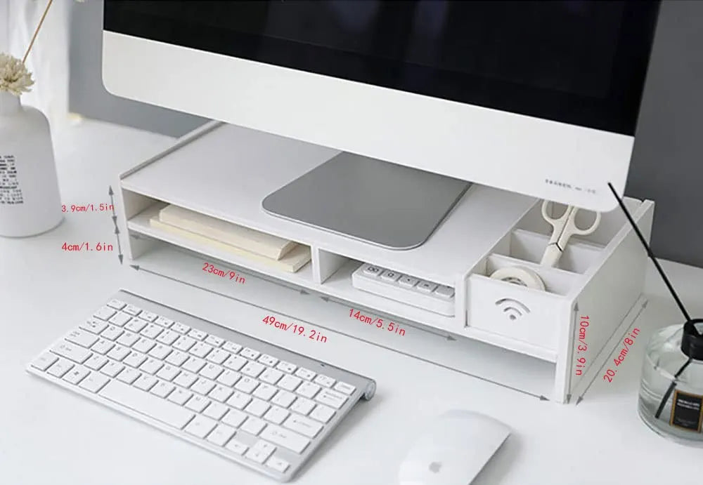 Laptop and monitor rack