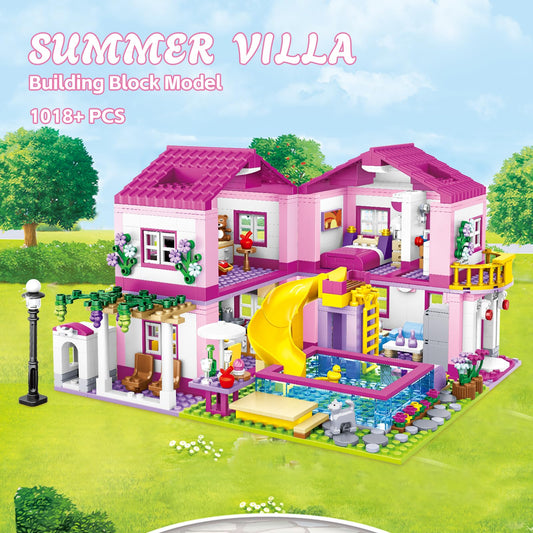 Summer villa blocks set