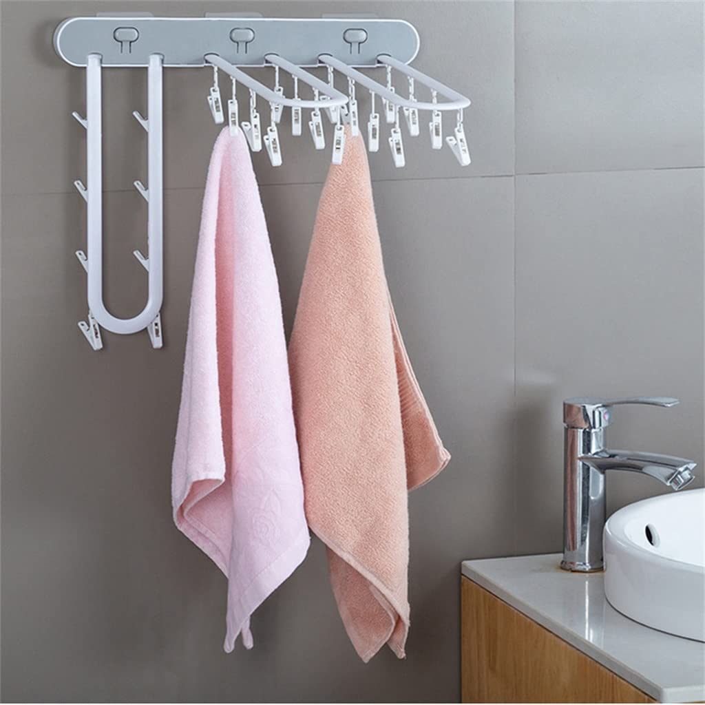 Folding drying hanger