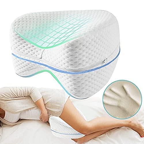 Memory foam knee pillow