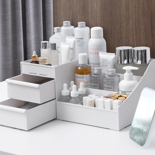 Multi drawer makeup organizer