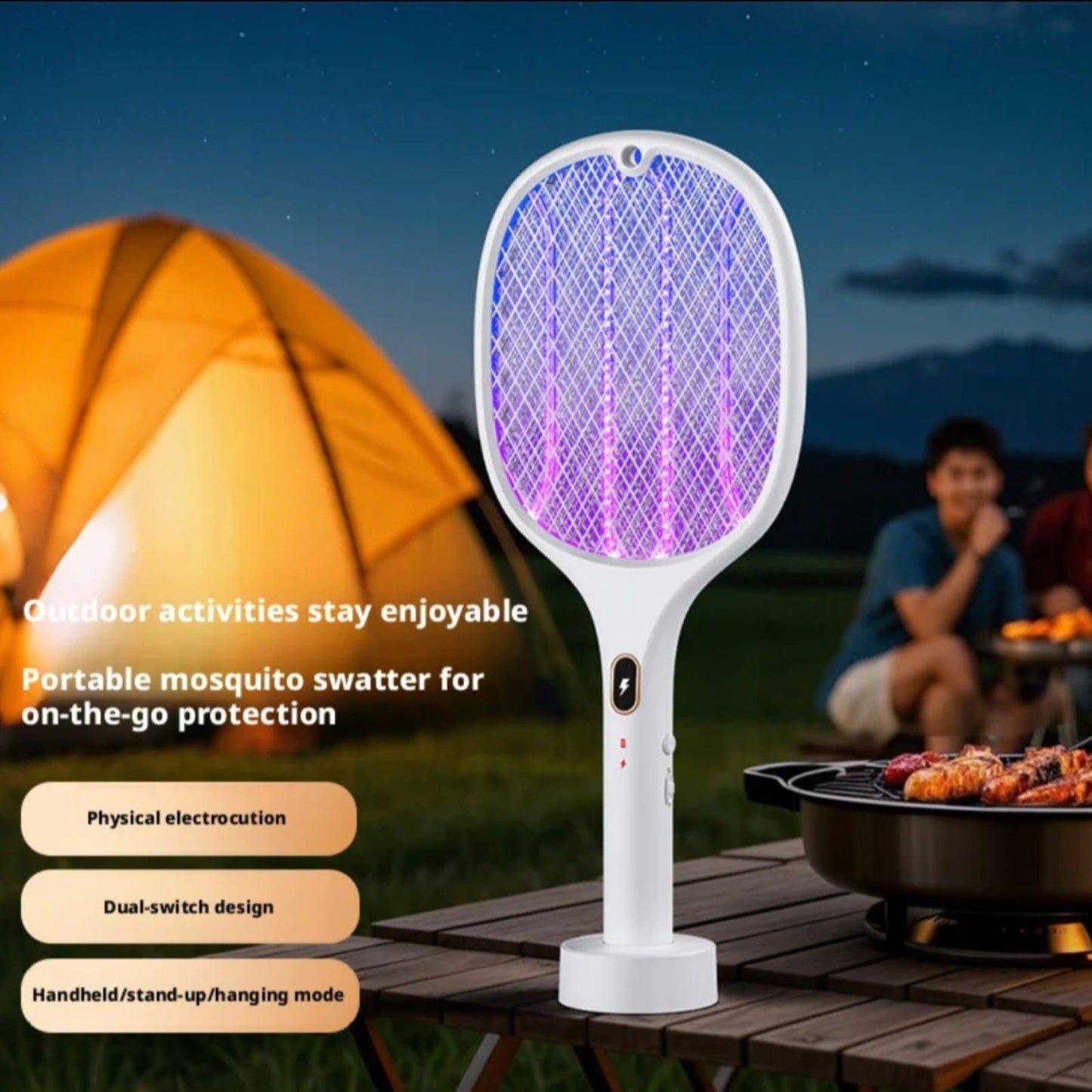 Electric mosquito racket