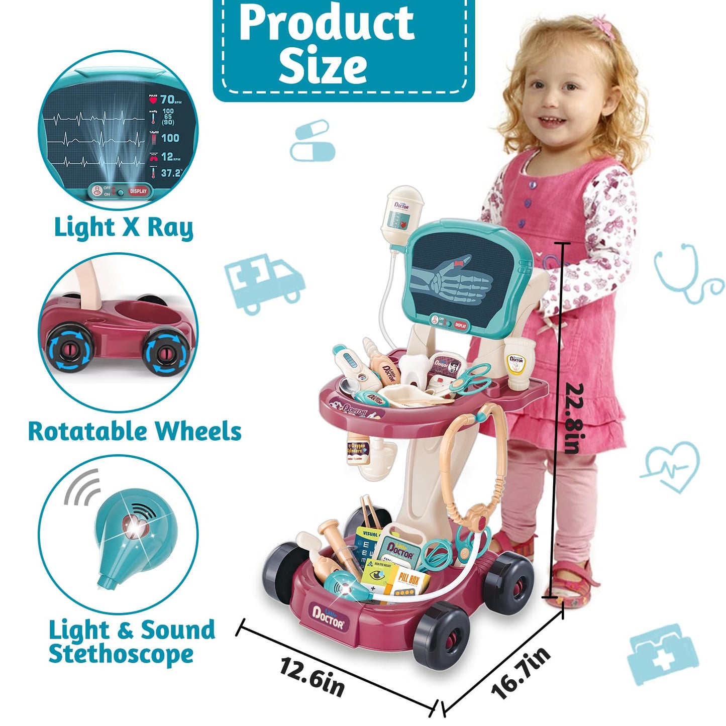 Doctor set and trolley
