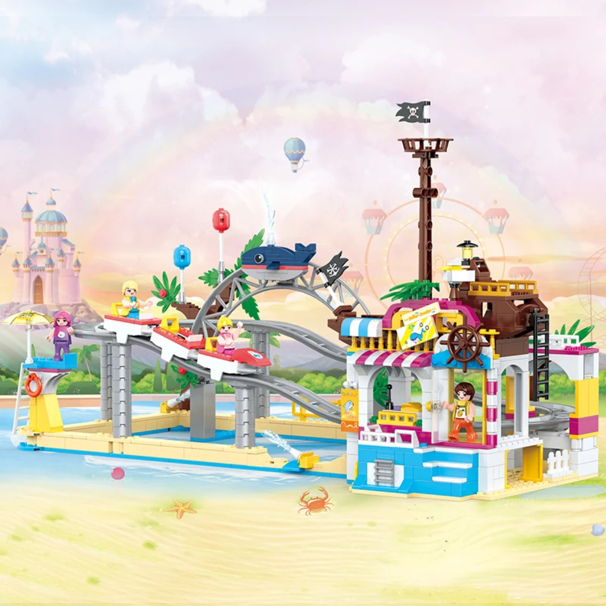 Cogo roller coaster set